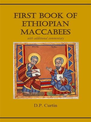 cover image of The First Book of Ethiopian Maccabees
